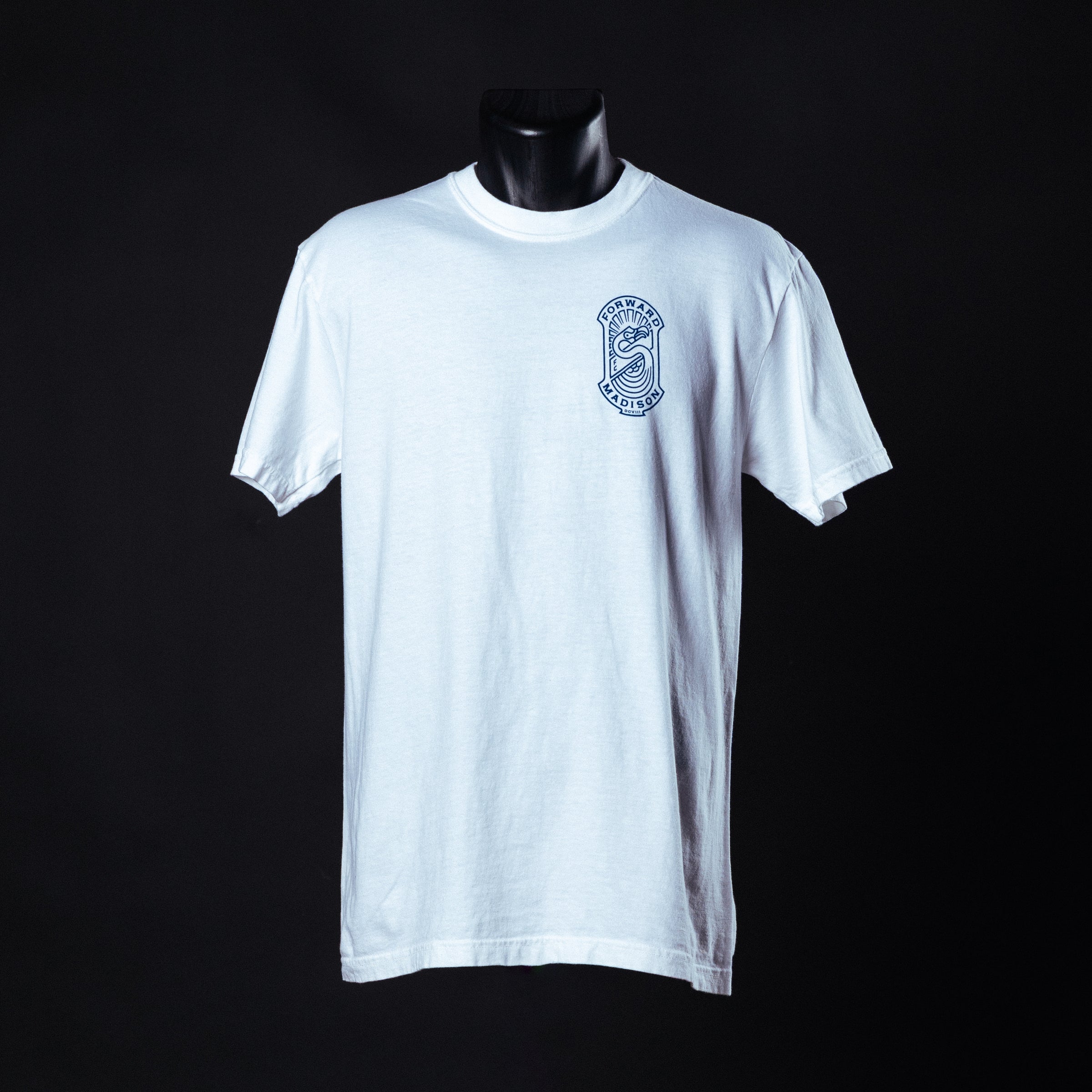 Adult - T-Shirt White, Soccer Ball | Forward Madison FC Team Store